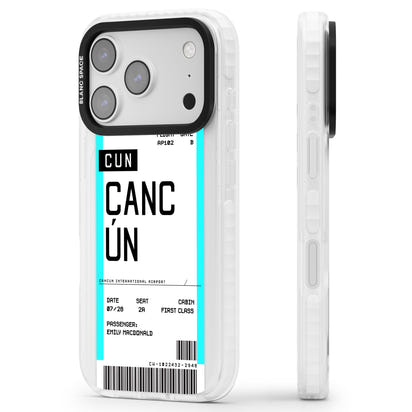 Personalised Cancún Boarding Pass