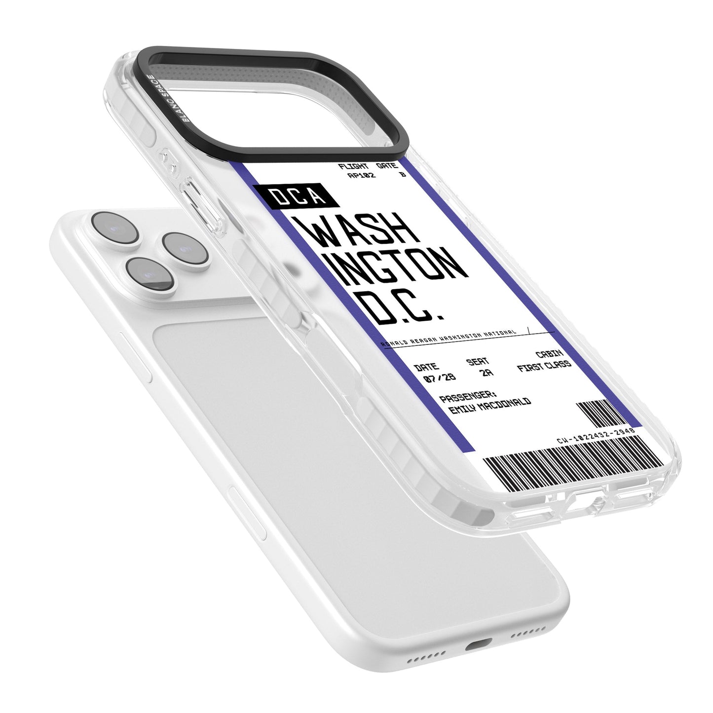 Personalised Washington D.C. Boarding Pass