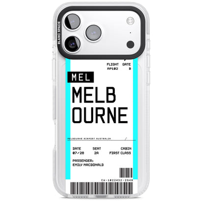 Personalised Melbourne Boarding Pass