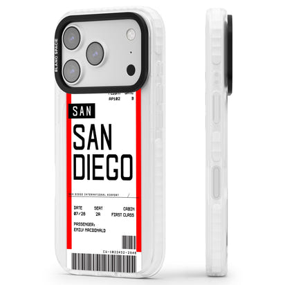 Personalised San Diego Boarding Pass