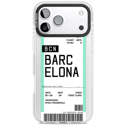 Personalised Barcelona Boarding Pass