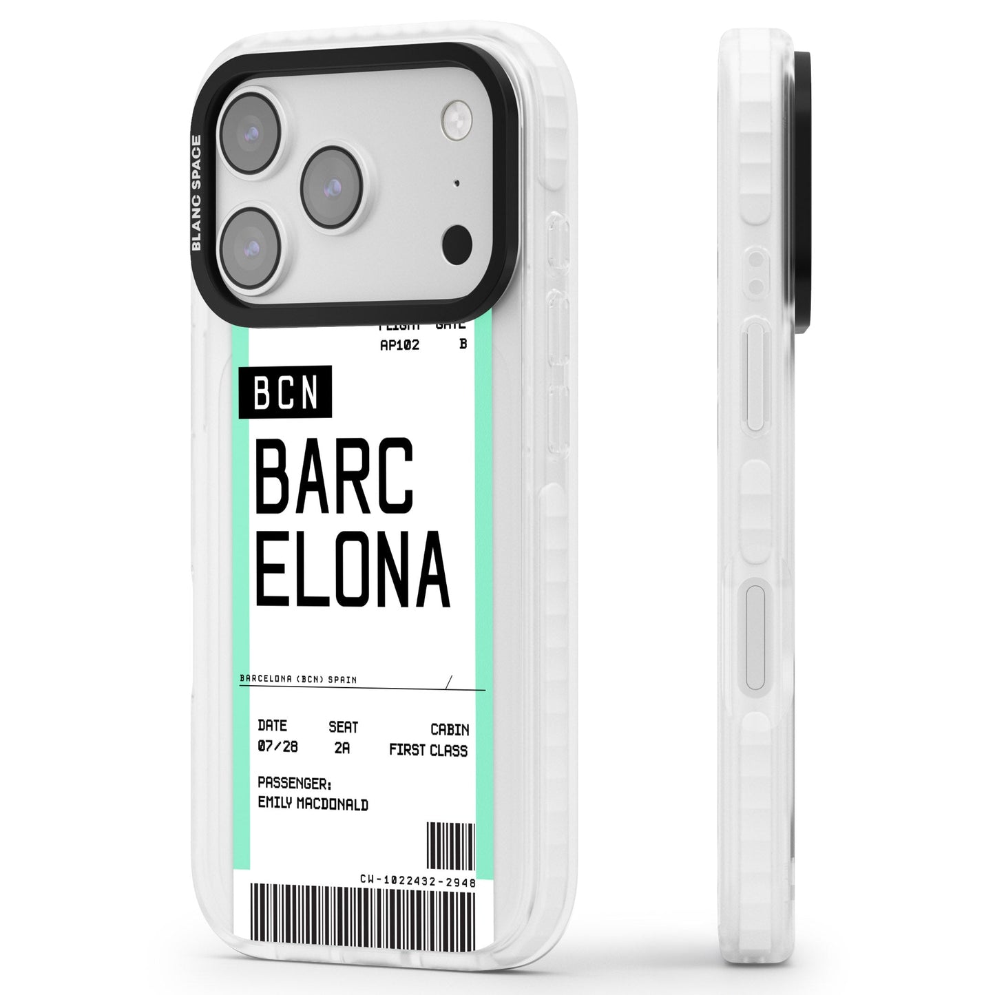 Personalised Barcelona Boarding Pass