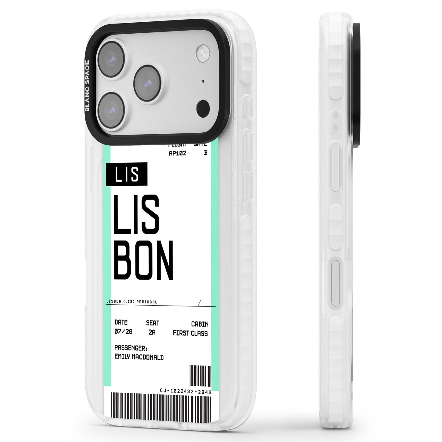 Personalised Lisbon Boarding Pass