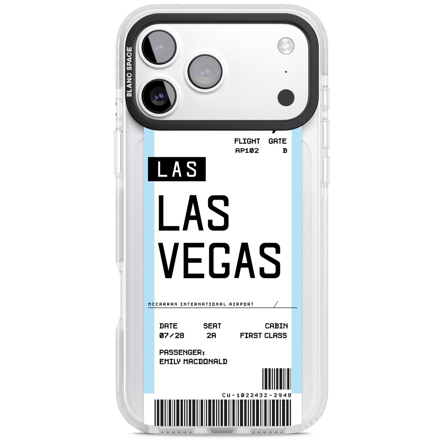 Personalised Las Vegas Boarding Pass