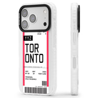 Personalised Toronto Boarding Pass