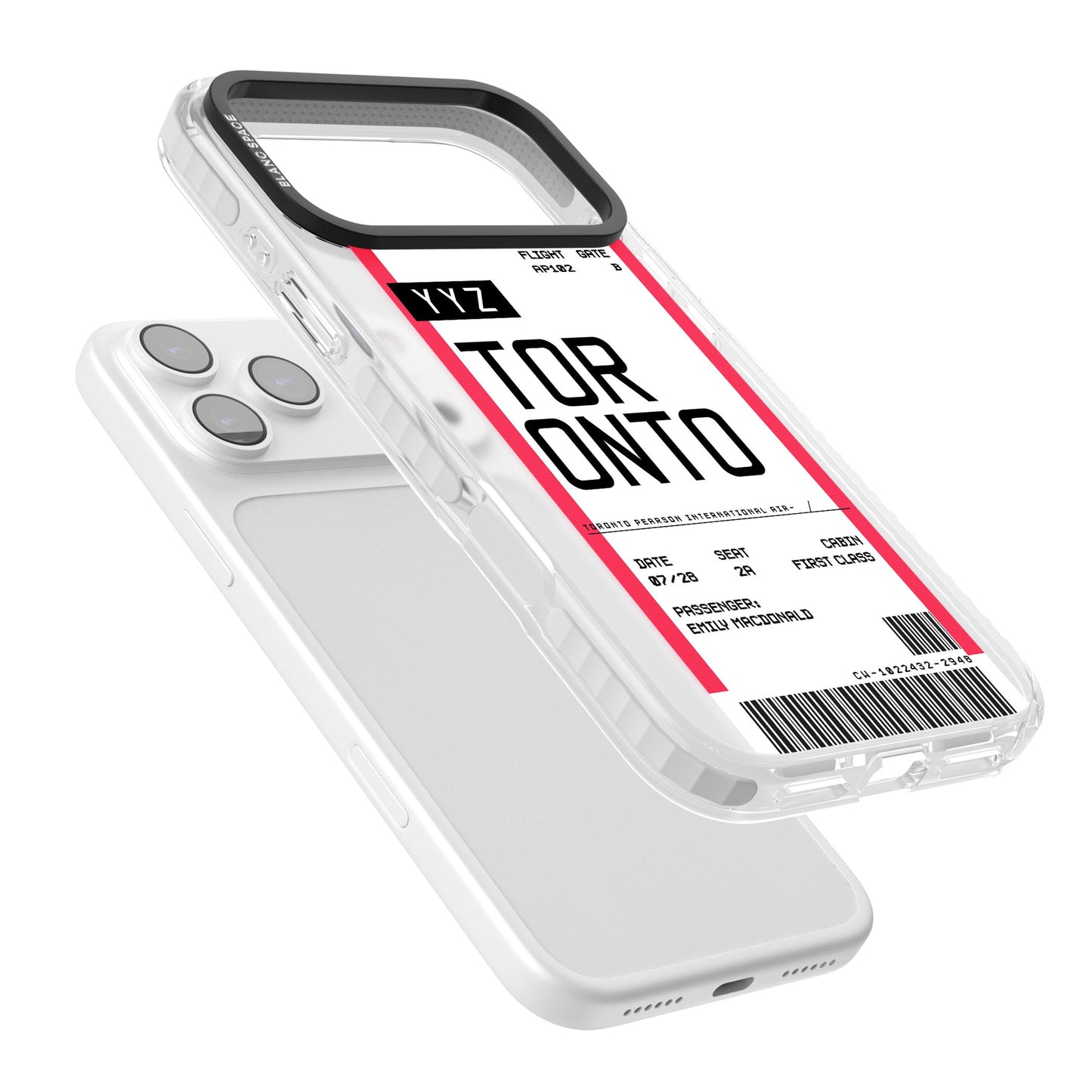 Personalised Toronto Boarding Pass