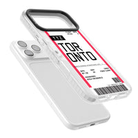 Personalised Toronto Boarding Pass