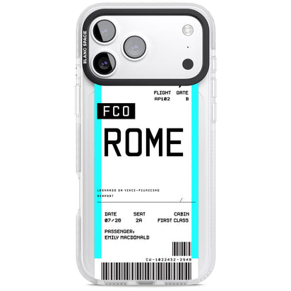 Personalised Rome Boarding Pass