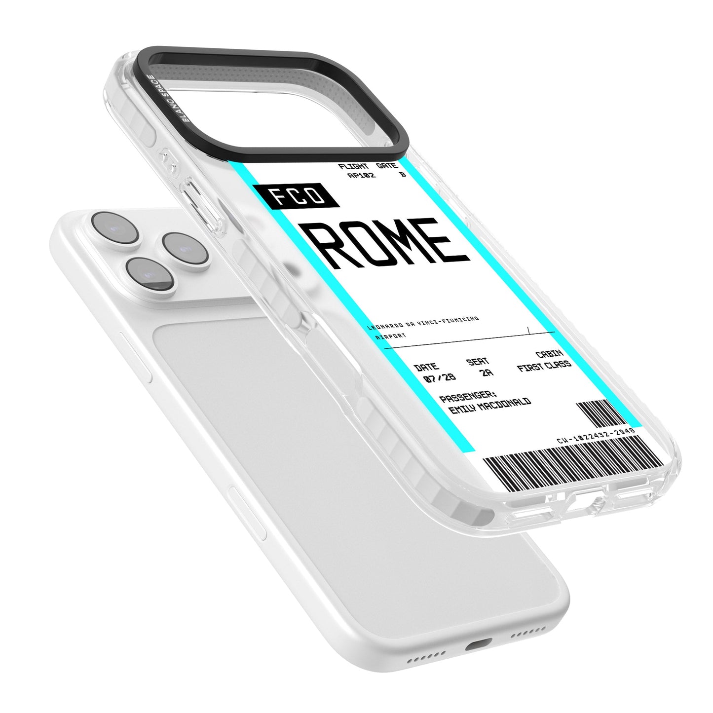 Personalised Rome Boarding Pass