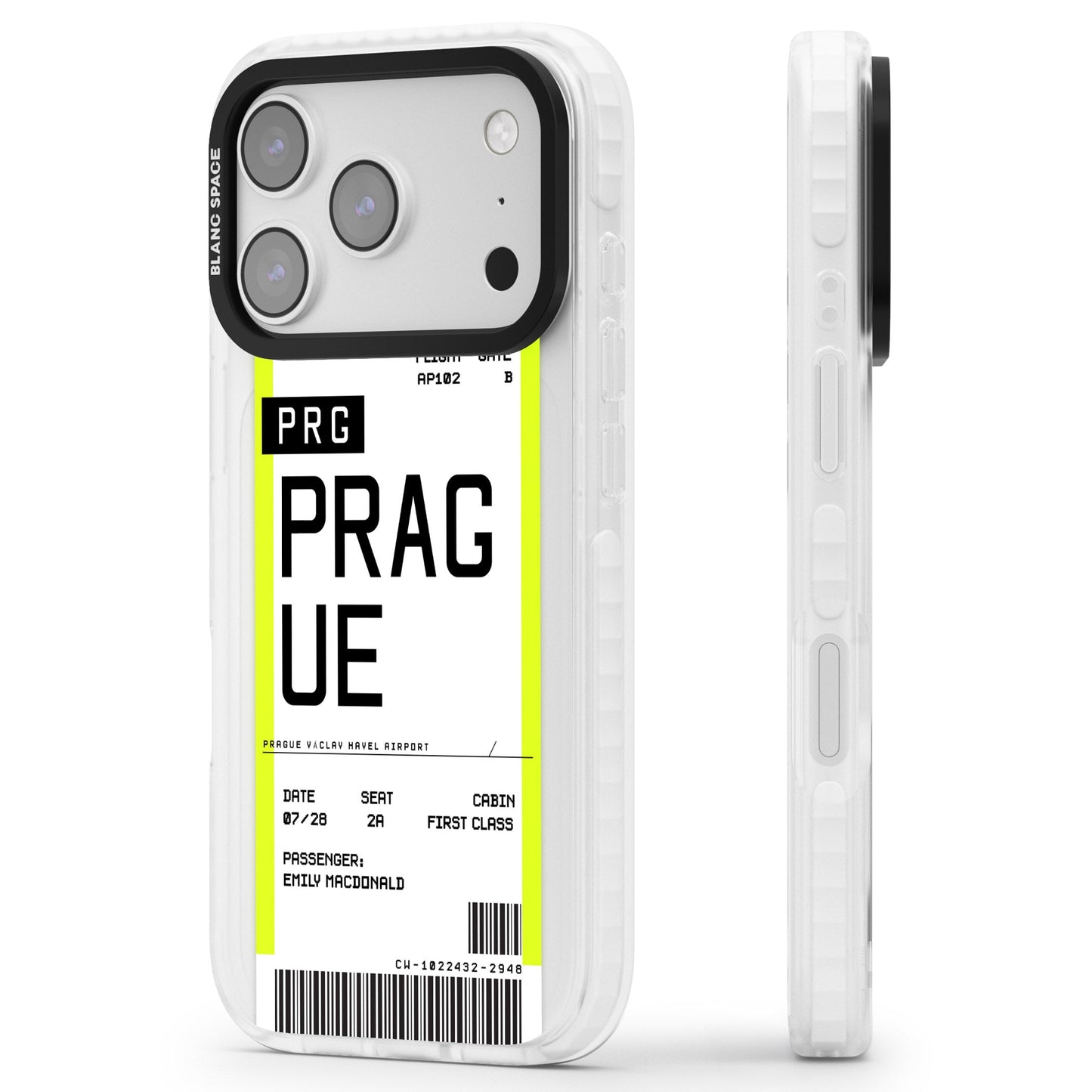 Personalised Prague Boarding Pass
