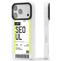 Personalised Seoul Boarding Pass