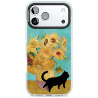 Cat with Van Gogh's Sunflowers