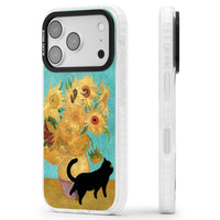 Cat with Van Gogh's Sunflowers