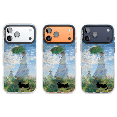 Cat with Monet's Parasol Lady