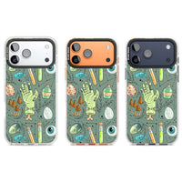 Motif expérimental de dessin animé pour Halloween