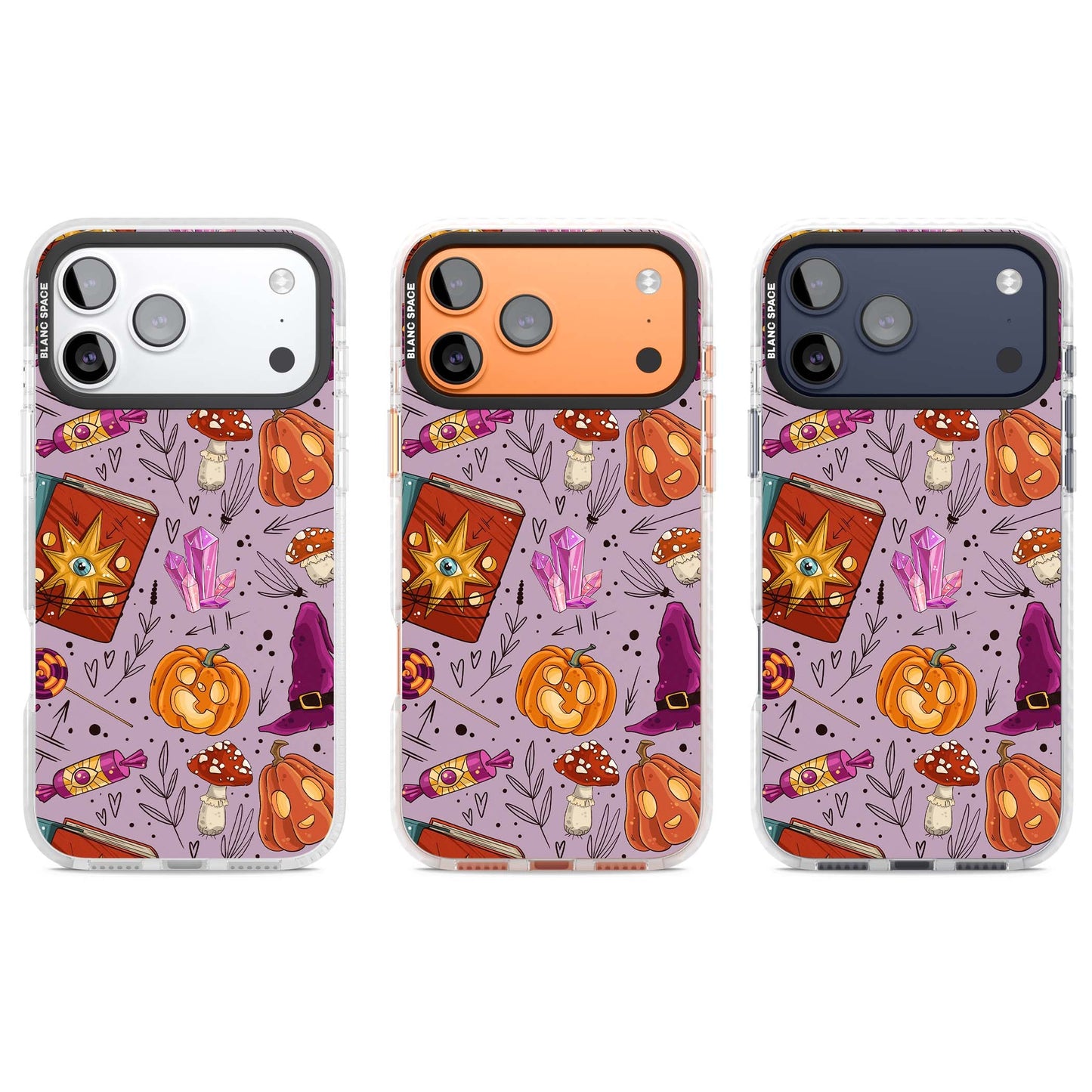 Witchy Cartoon Halloween Pattern