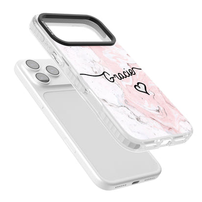 Personalised Pink Marble