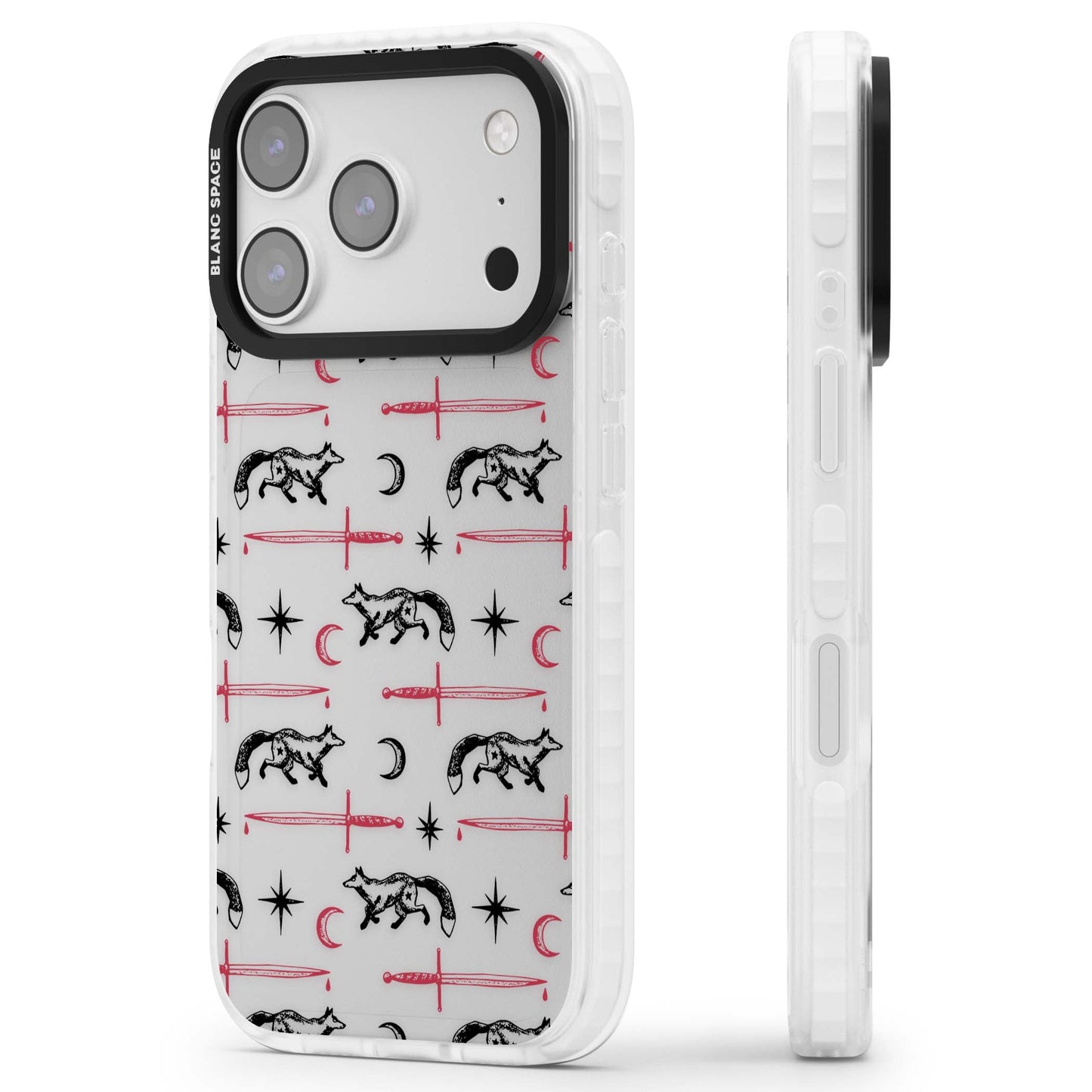 Motif renard et lame