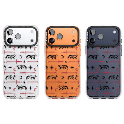 Motif renard et lame