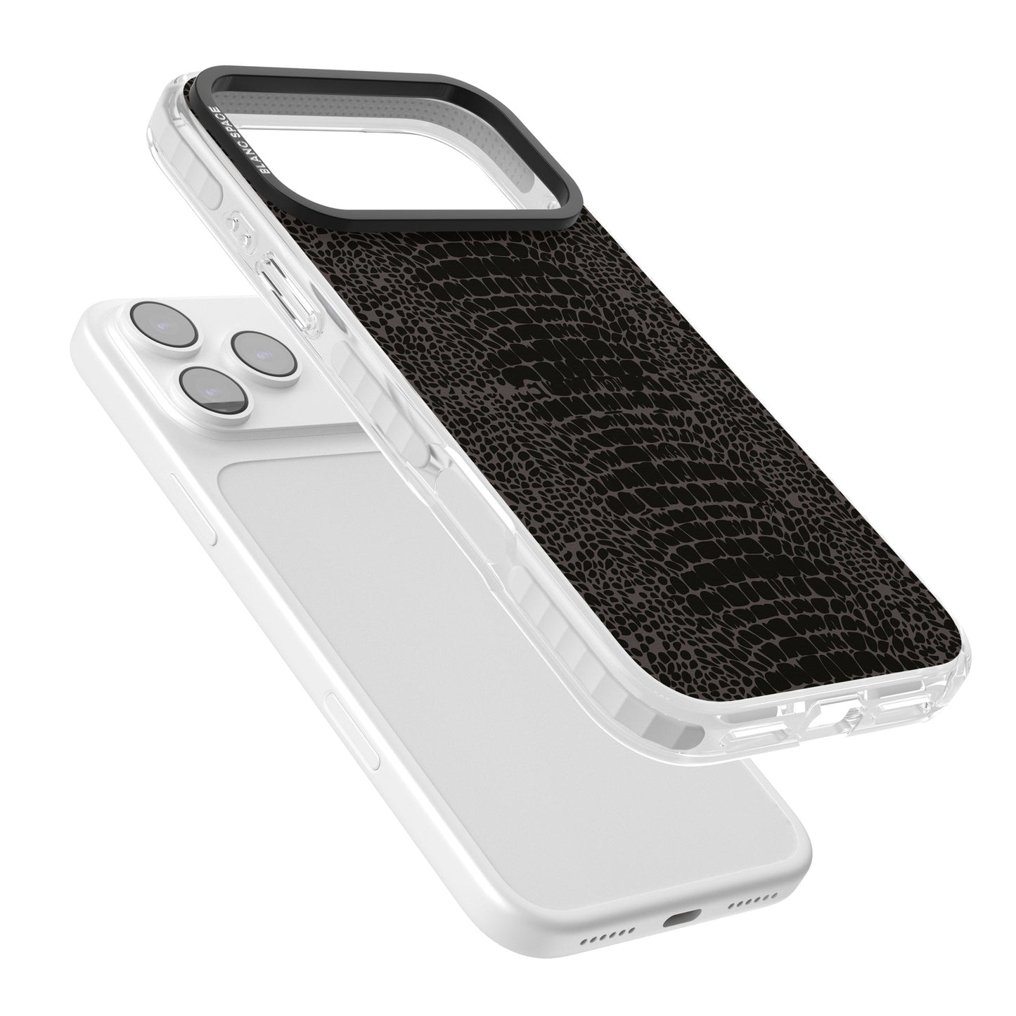 Dark Animal Print Snake Skin