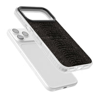 Dark Animal Print Snake Skin