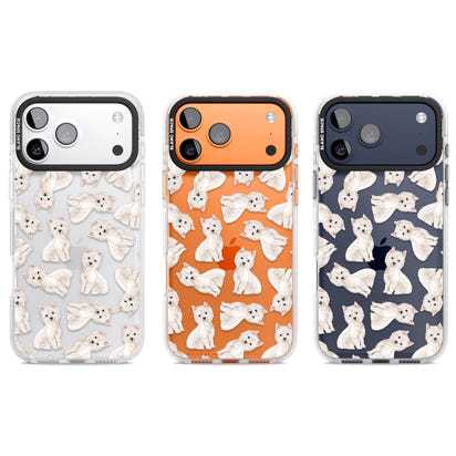 Motif de chien Westie