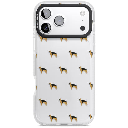 German Shepherd Pattern Clear