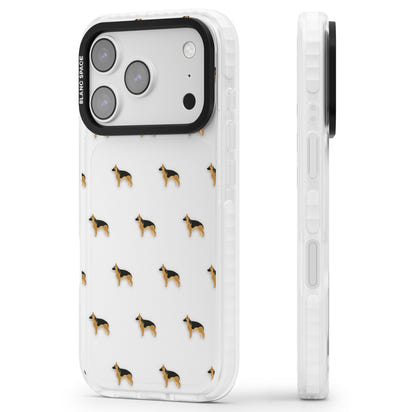 German Shepherd Pattern Clear