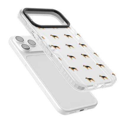 German Shepherd Pattern Clear