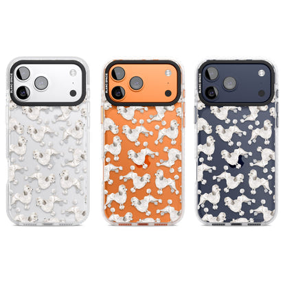 Pudel-Aquarellmuster