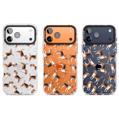 Beagle Watercolor Pattern