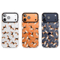 Beagle Watercolor Pattern