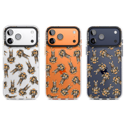 Doberman Watercolor Dog