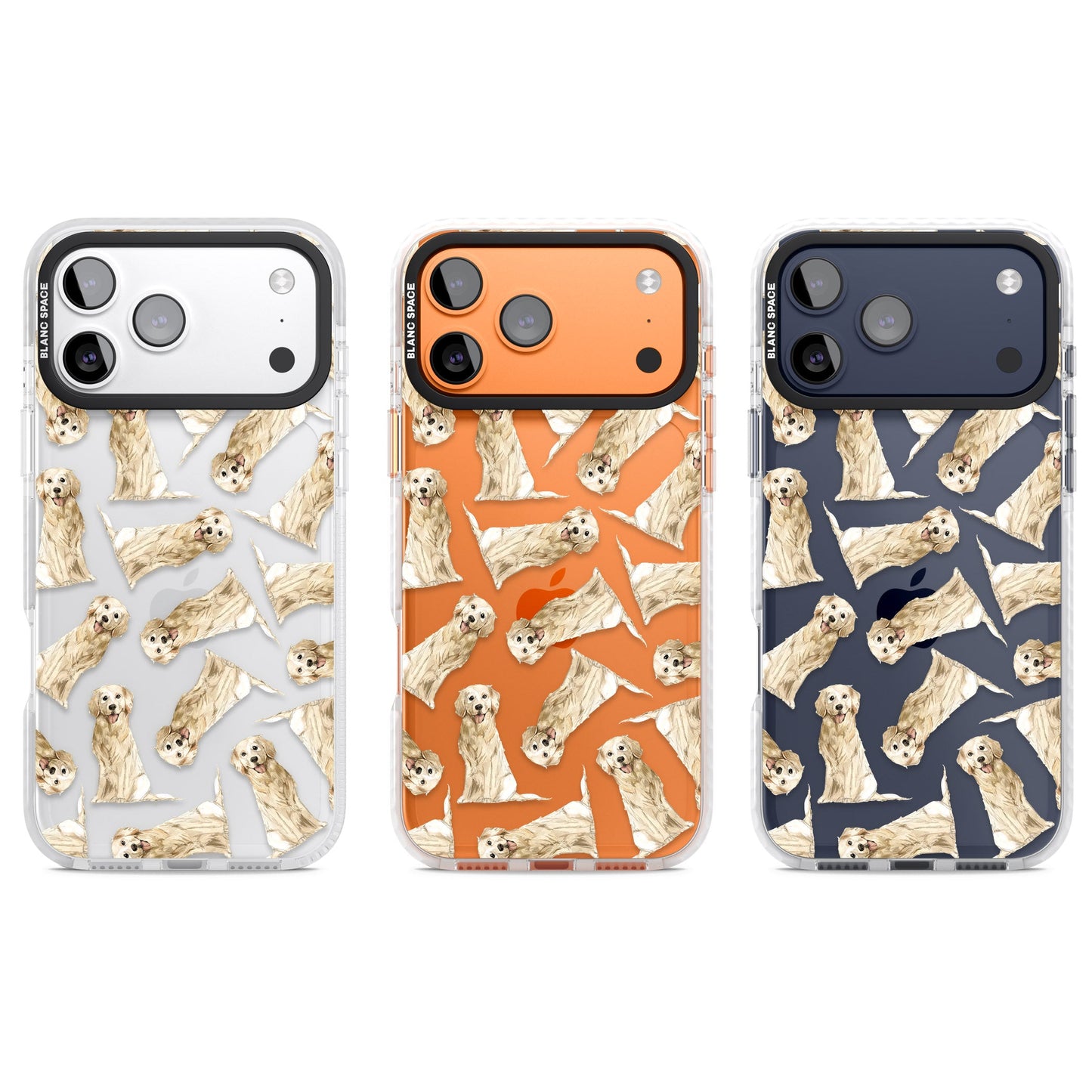 Motif aquarelle de Golden Retriever