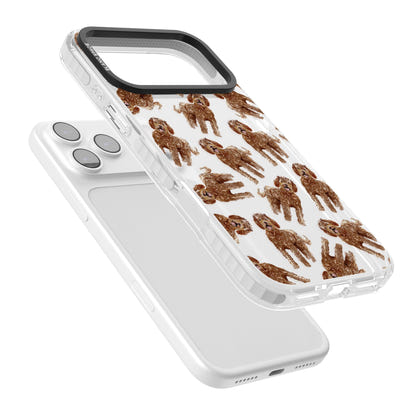 Labradoodle Brown Pattern