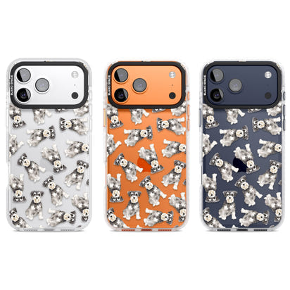 Aquarellzeichnung eines Zwergschnauzers