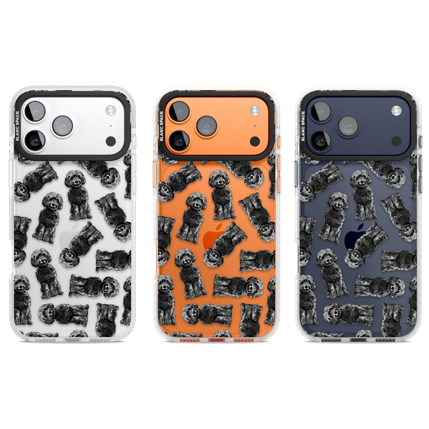 Black Cockapoo Watercolor