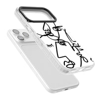 Art abstrait en noir et blanc