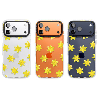 Daffodils Transparent Pattern