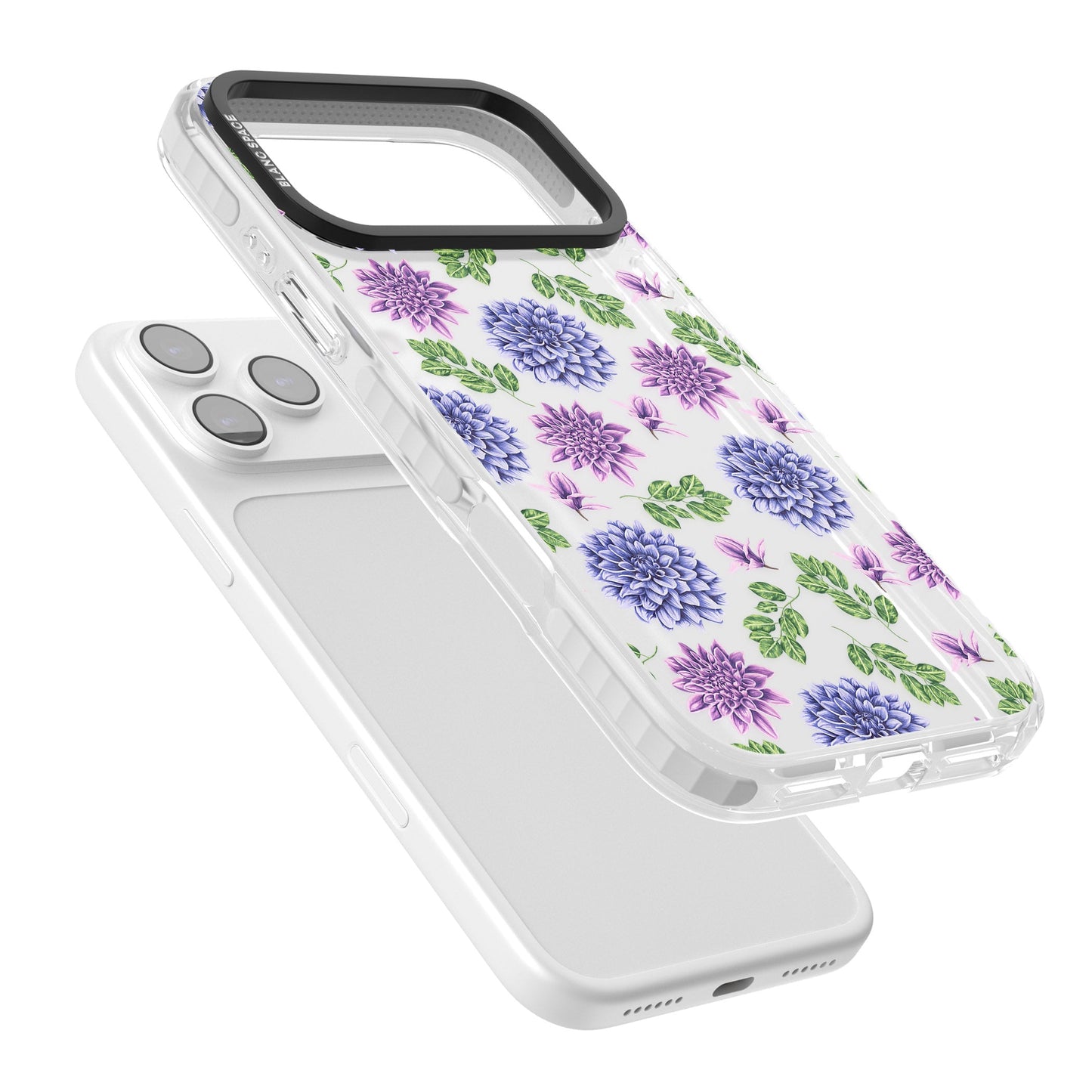 Purple Dahlias Floral