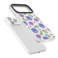 Purple Dahlias Floral