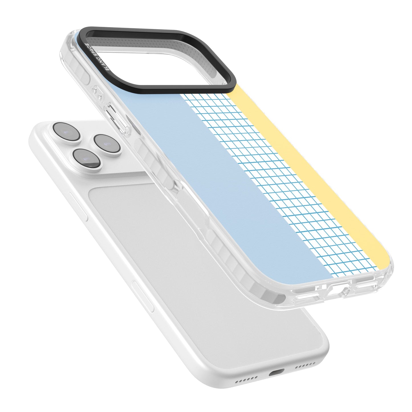 Abstract Grid Blue & Yellow