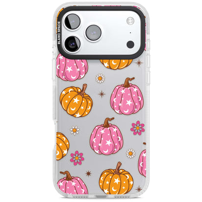 Motif de citrouilles Fleurs et Étoiles