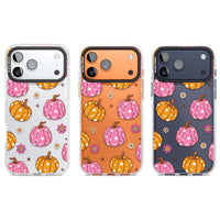 Motif de citrouilles Fleurs et Étoiles