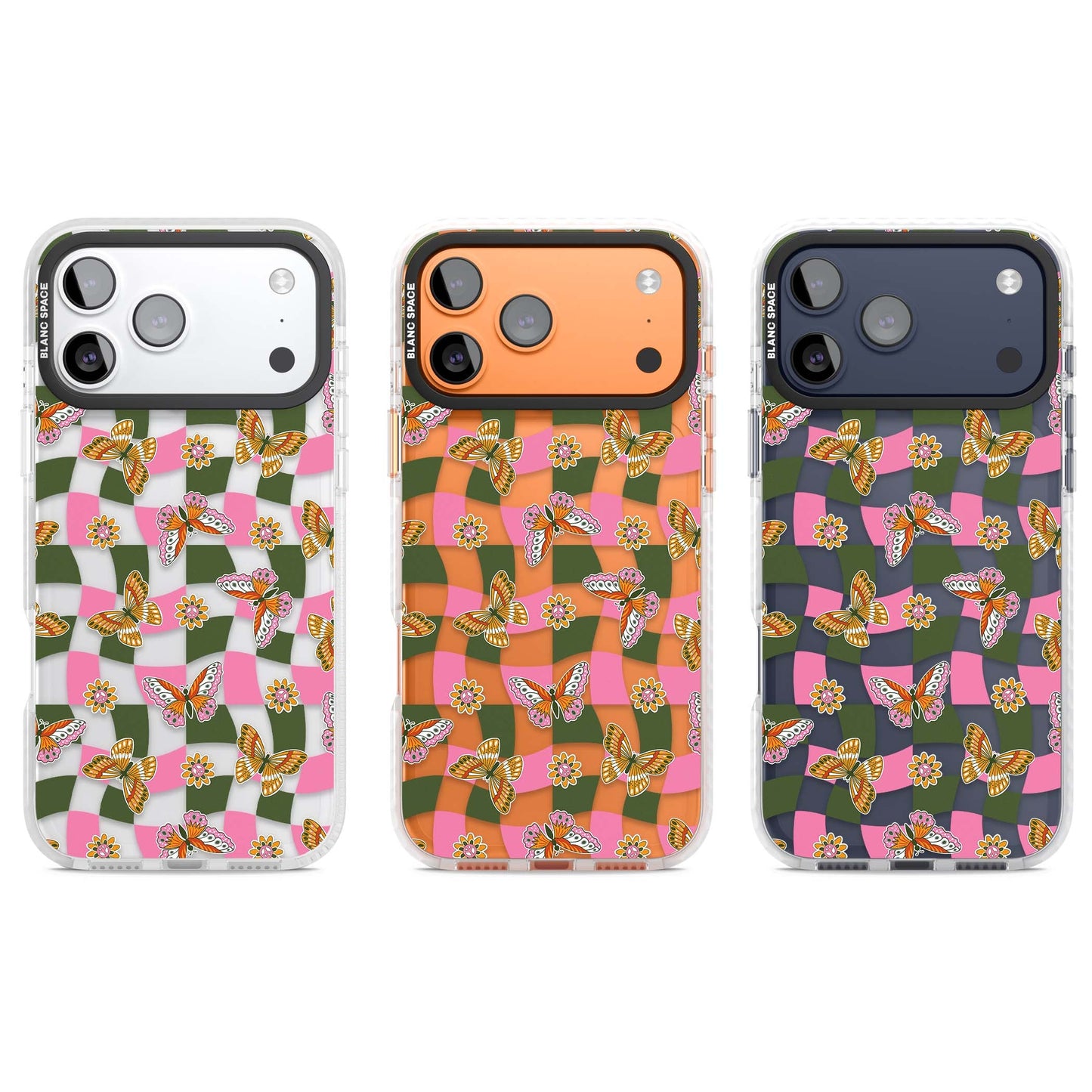 Wavy Butterfly Checked Pattern