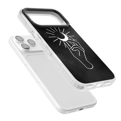 Hand Holding Celestial Moon