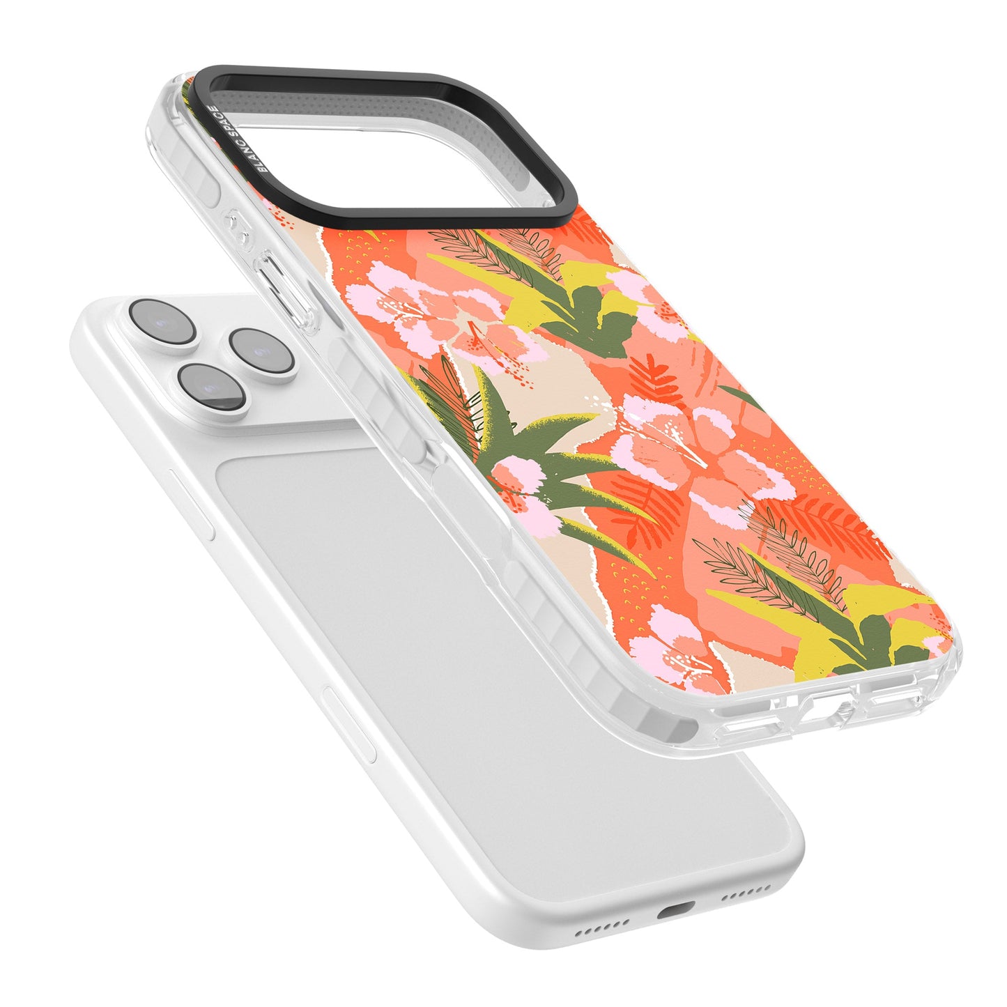 Hawaiian Flowers Abstract Pattern