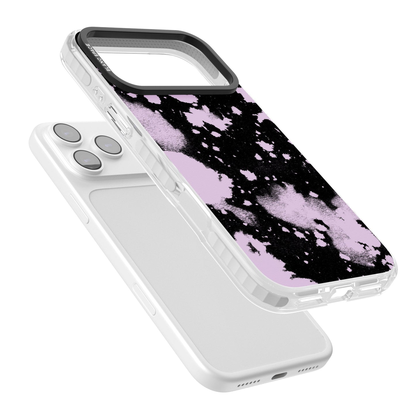 Pink & Black Acid Wash Tie Dye