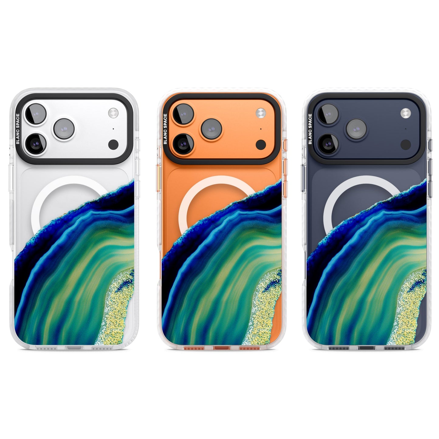 Grüne und blaue Smaragd-Geode