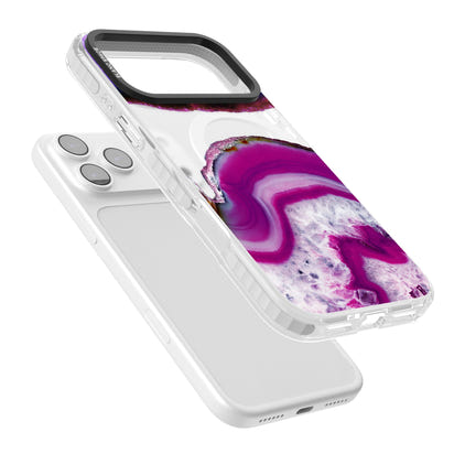 Tranche de cristal d'améthyste